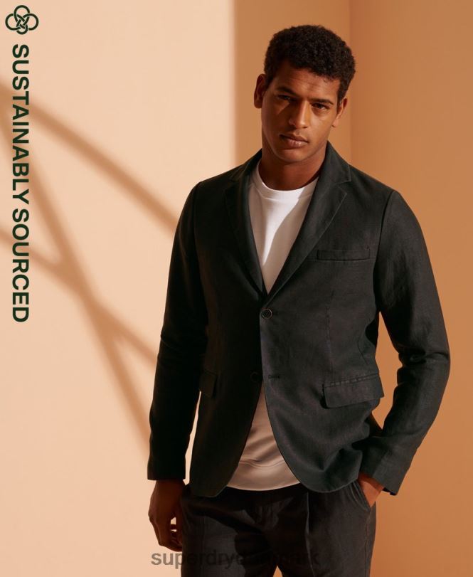 Superdry sort Mænd tøj limited edition hamp blazer 868VH4737