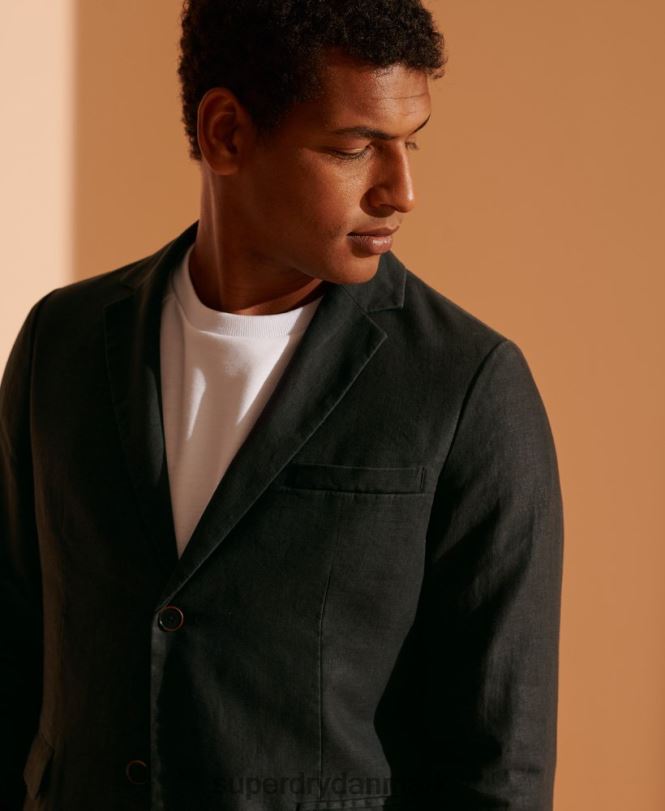 Superdry sort Mænd tøj limited edition hamp blazer 868VH4737