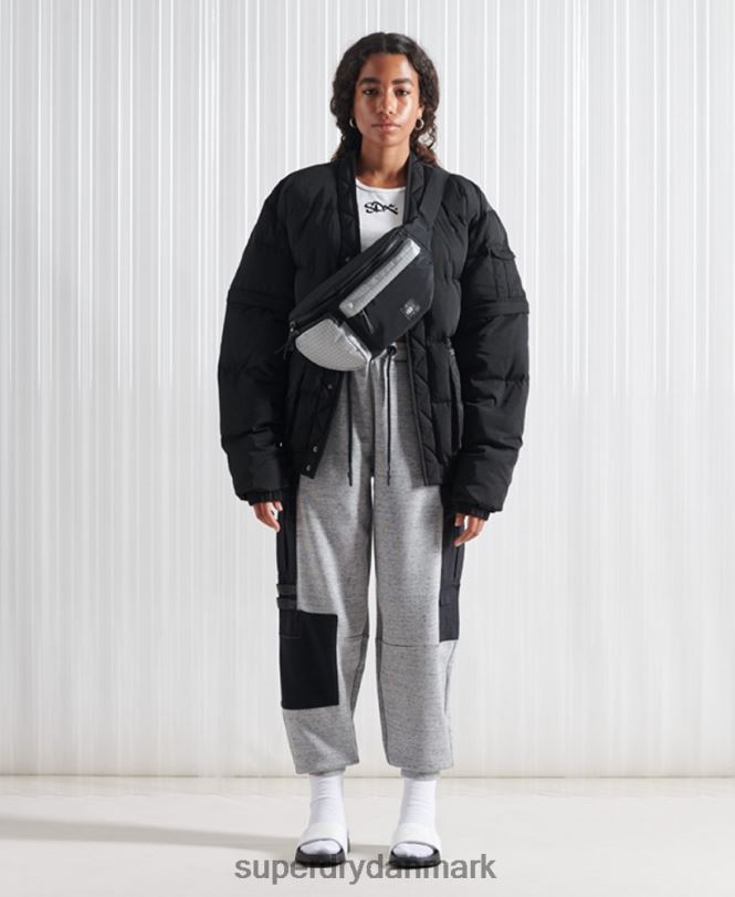 Superdry sort Mænd tøj limited edition sdx 2 i 1 dunjakke 868VH4670