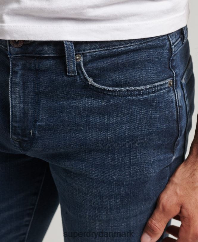 Superdry mørkeblå Mænd tøj vintage skinny jeans 868VH1206