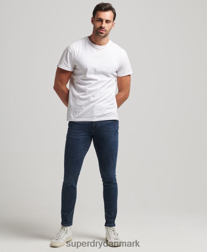 Superdry mørkeblå Mænd tøj vintage skinny jeans 868VH1206