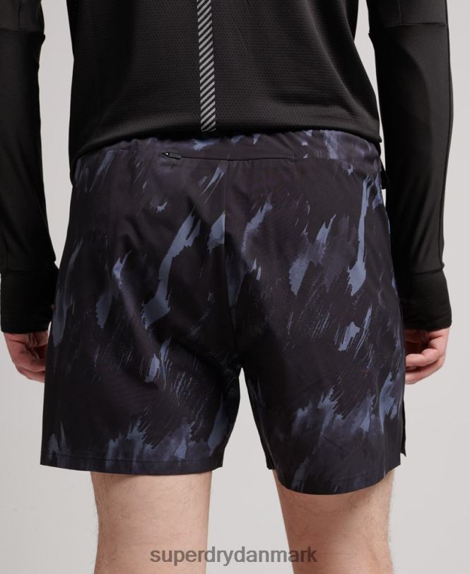 Superdry mørkegrå Mænd tøj løbeshorts 868VH5358