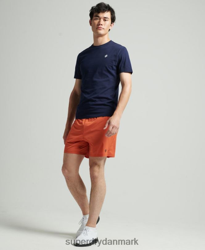 Superdry orange Mænd tøj løbe premium shorts 868VH5359
