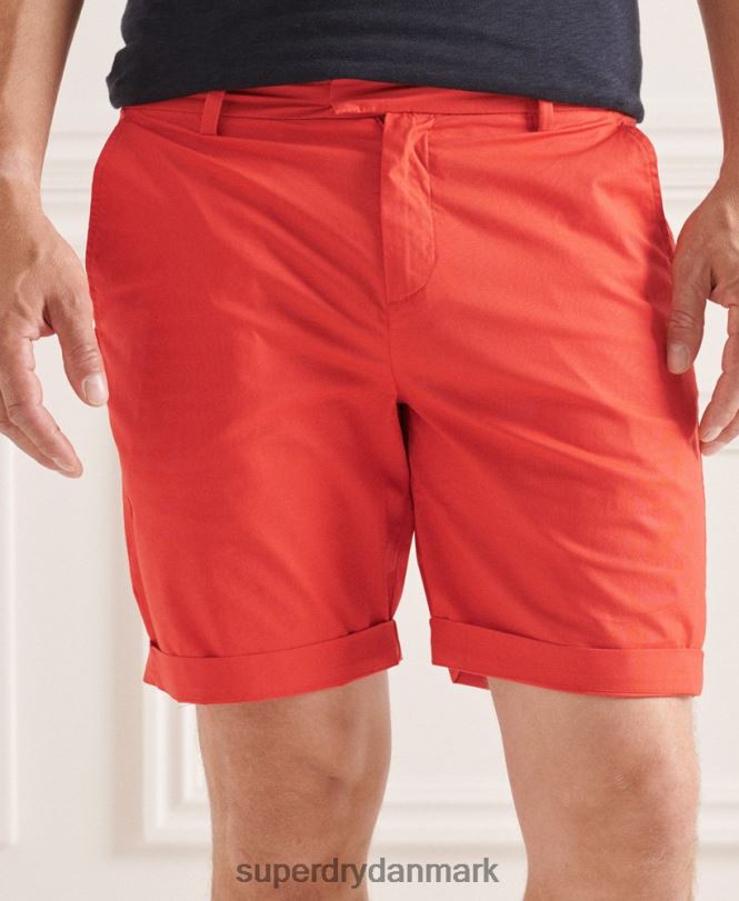 Superdry orange Mænd tøj papirvægt chino shorts 868VH6463