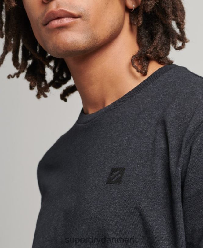 Superdry mørkegrå Mænd tøj tech langærmet top 868VH6471