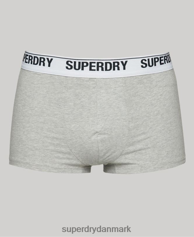 Superdry orange Mænd tøj tredobbelt kuffert i økologisk bomuld 868VH1767
