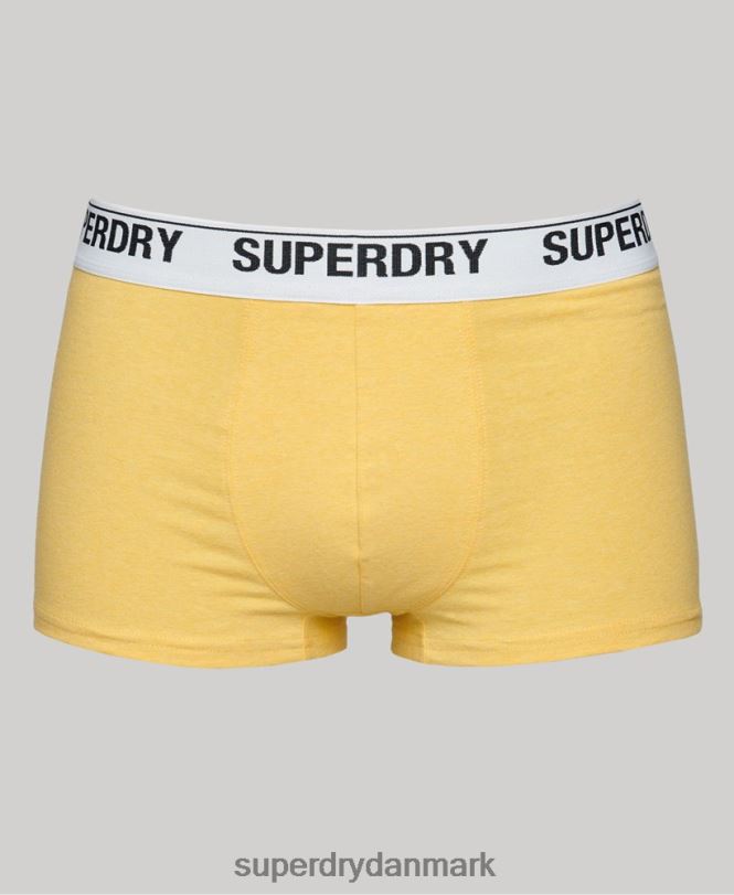 Superdry orange Mænd tøj tredobbelt kuffert i økologisk bomuld 868VH1767