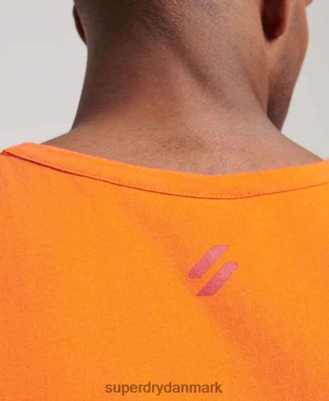 Superdry orange Mænd tøj kode core sportsvest 868VH1483