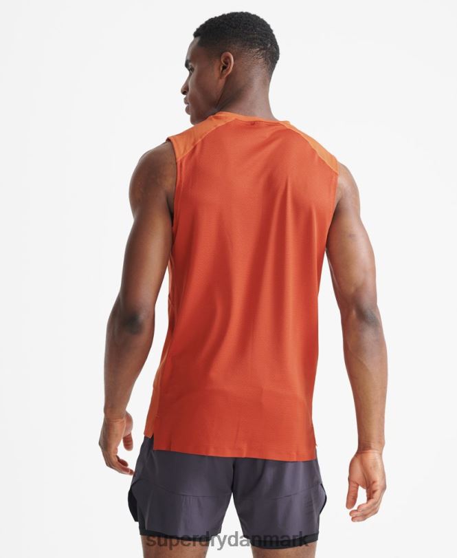 Superdry orange Mænd tøj togvest top 868VH5390