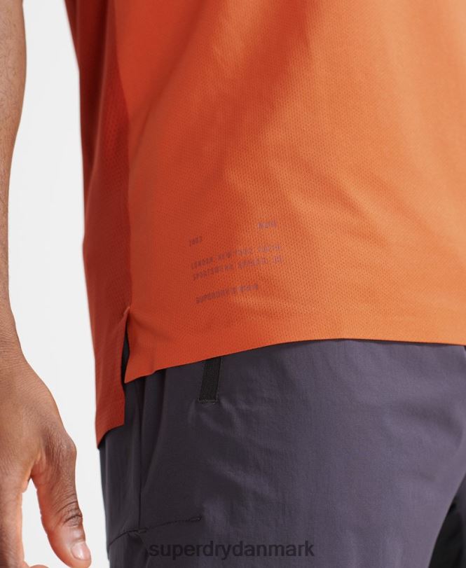 Superdry orange Mænd tøj togvest top 868VH5390