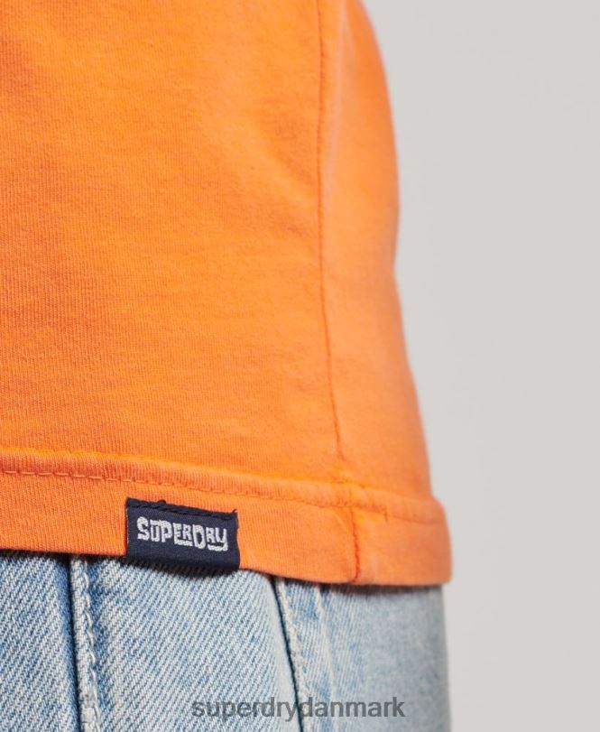 Superdry orange Mænd tøj vintage venue neon vest 868VH1501